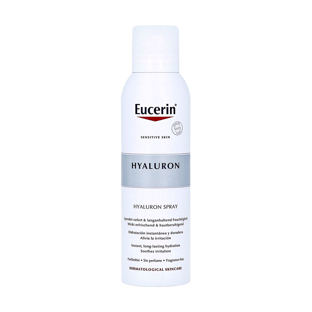 Зволожувальний спрей для обличчя з гіалуроном Eucerin Hyaluron Spray для чутливої шкіри, 150 мл